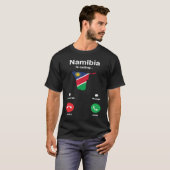 Funny Namibia Namibia Africa Tシャツ (正面フル)