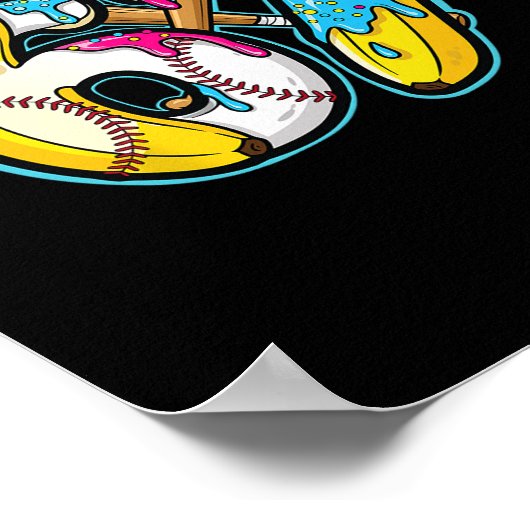 Funny Nana 67 Ice Cream Drip Meme Six Seven Gen Al ポスター (角)