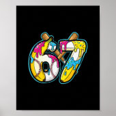 Funny Nana 67 Ice Cream Drip Meme Six Seven Gen Al ポスター (正面)