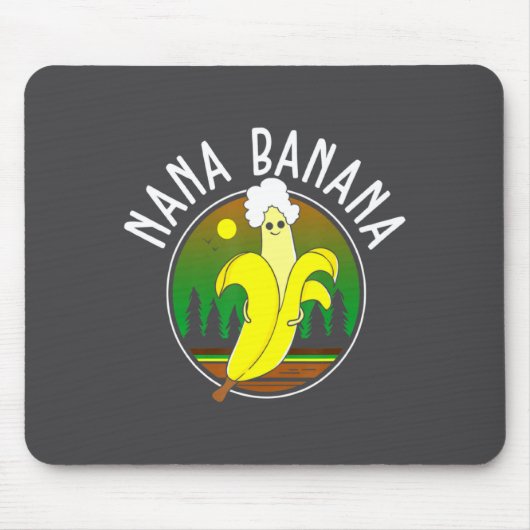 Funny Nana Banana  マウスパッド (正面)