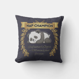 Funny Nap Champion Pillow – Cute Panda Cushion クッション