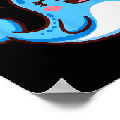 Funny Narwhal Art For Men Women Kids Narwhal Lover ポスター (角)