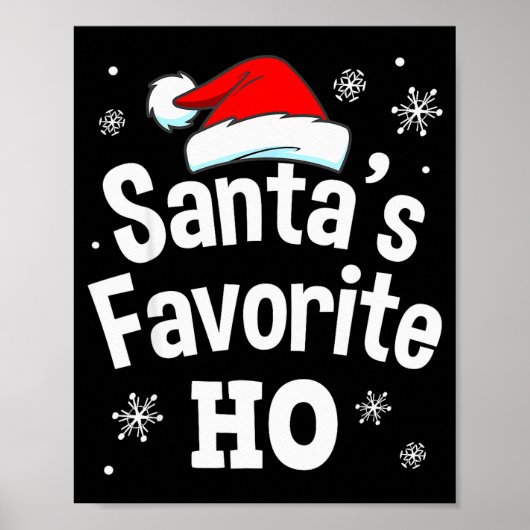 Funny Naughty Dirty Adult Pajama Christmas Tee Men ポスター (正面)