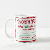 Funny Naughty or Nice List Coffee Mug コーヒーマグカップ (左)