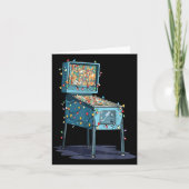 Funny Nball Machine Christmas Graphics Lights Love カード (正面)