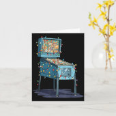 Funny Nball Machine Christmas Graphics Lights Love カード (黄色い花)