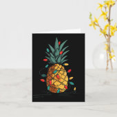 Funny Ne Christmas Graphics Lights Lover  カード (黄色い花)