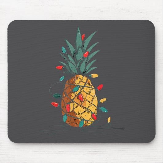 Funny Ne Christmas Graphics Lights Lover マウスパッド (正面)