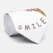 Funny Neck Tie Happy Playful Giraffe - Smile ネクタイ (ロール)