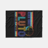 Funny Never Forget Memorial Space Science Astronom フリースブランケット (正面(横))