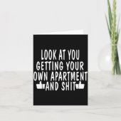 Funny New Apartment House Warming Gift  カード (正面)