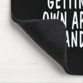 Funny New Apartment House Warming Gift マウスパッド (コーナー)