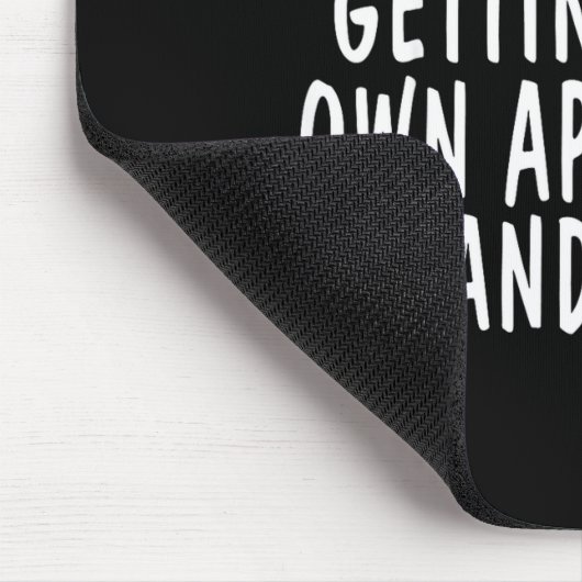 Funny New Apartment House Warming Gift  マウスパッド (コーナー)