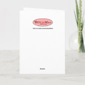 funny new baby congratulations カード (裏面)