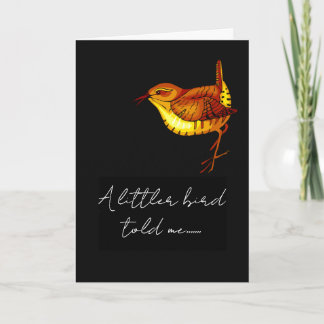 funny new baby congratulations カード