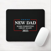 Funny New Dad Est 2025 Make Parenting Great Again  マウスパッド (マウス)
