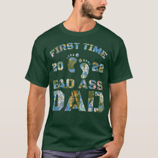 Funny New Dad of Girl Est 2022 First Time Dad Gift Tシャツ