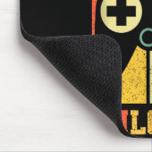 Funny New Dad Shirt Dad Level Unlocked Day Tee Shi マウスパッド (コーナー)