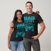Funny New Dad Shirt Dad Level Unlocked Day Tee Shi Tシャツ (ユニセックス)