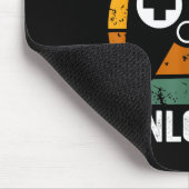 Funny New Dad Shirt Dad Of Girls Level Unlocked Te マウスパッド (コーナー)