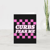 Funny New Driver Curbs Fear Me Bad Drivers カード (正面)