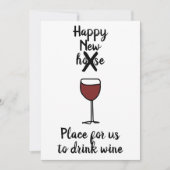 Funny New Home Wine  案内状 (正面)