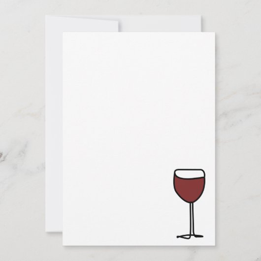 Funny New Home Wine  案内状 (裏面)