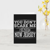 Funny New Jersey Home Garden State Gift  カード (黄色い花)