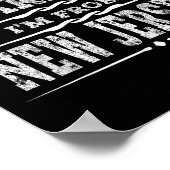 Funny New Jersey Home Garden State Gift  ポスター (角)