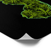 Funny New Jersey Weed Weed Culture ポスター (角)