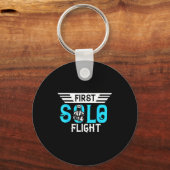 Funny New Lot Design First Solo Flight Aircraft Lo キーホルダー (正面)