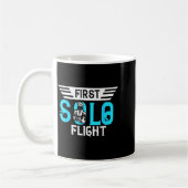 Funny New Lot Design First Solo Flight Aircraft Lo コーヒーマグカップ (左)