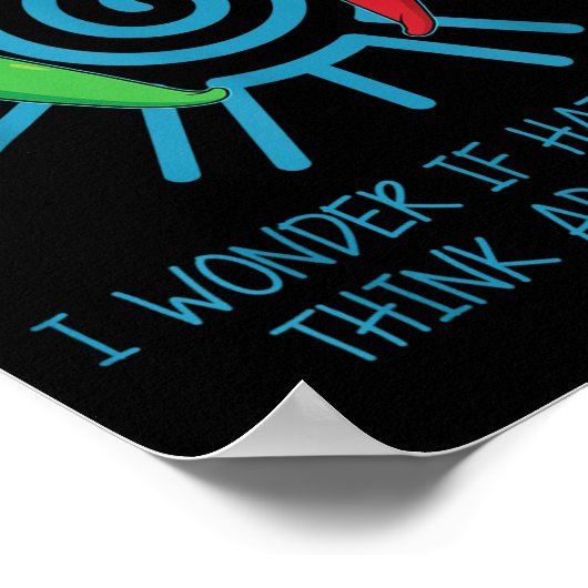 Funny New Mexico Peppers Hatch Chili ポスター (角)