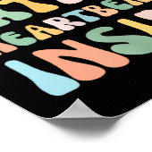 Funny New Mom Extra Heartbeat Inside Pregnancy Ann ポスター (角)