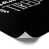 Funny New Mother And Father Gift, Permanently Tire ポスター (角)