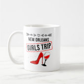 Funny New Orleans Girls Trip Gift For Women Cool T コーヒーマグカップ (左)