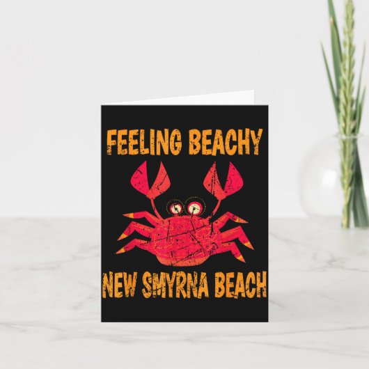 Funny New Smyrna Beach Vacation Summer Quote For M カード (正面)
