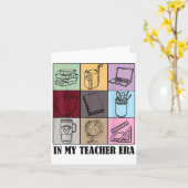 Funny New Teacher Quote In My Teacher Era Cool Tea カード (黄色い花)