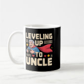 Funny New Uncle Art For Uncle Men From Nephew Niec コーヒーマグカップ (左)