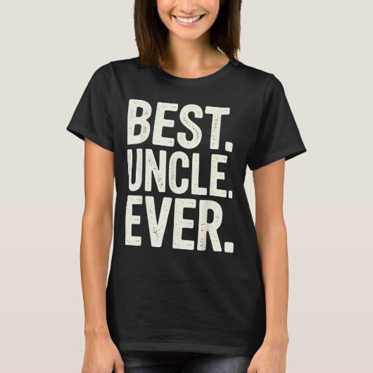 Funny New Uncle Art For Uncle Men From Nephew Niec Tシャツ (正面)
