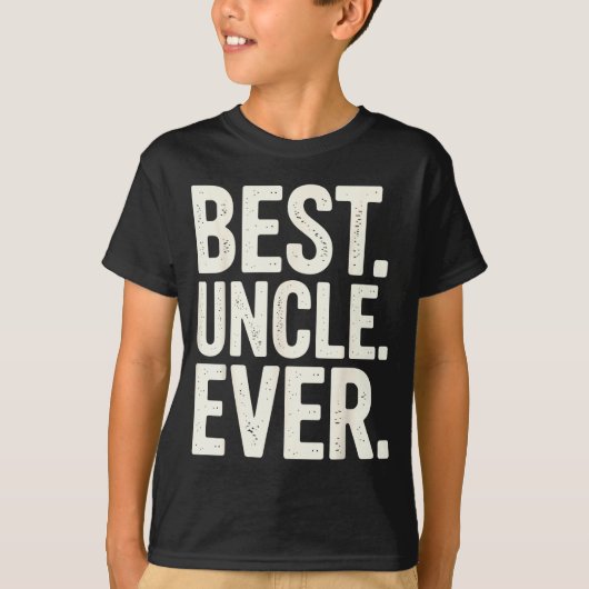 Funny New Uncle Art For Uncle Men From Nephew Niec Tシャツ (正面)