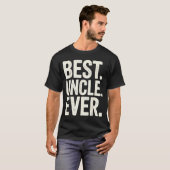 Funny New Uncle Art For Uncle Men From Nephew Niec Tシャツ (正面フル)