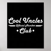 Funny New Uncle Pregnancy Announcement Cool Uncles ポスター (正面)