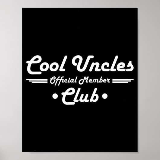 Funny New Uncle Pregnancy Announcement Cool Uncles ポスター (正面)