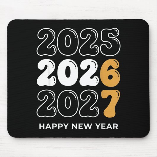 Funny New Year 2026 Kids Six Seven 67 Meme マウスパッド (正面)