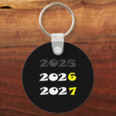 Funny New Year 2026 Six Seven 67 Meme  キーホルダー (正面)