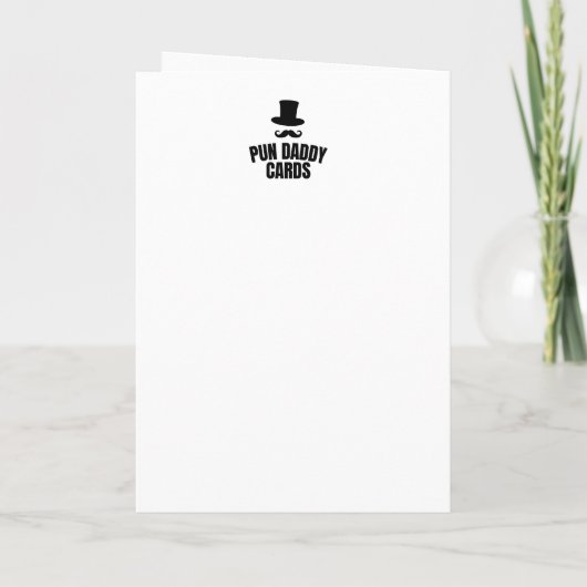 Funny New Year Holiday Worry カード (裏面)