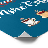 Funny New Year More Coffee Sarcastic Resolution Qu ポスター (角)