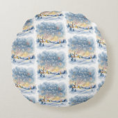 Funny New Year Round Pillow ラウンドクッション (正面)