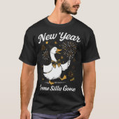 Funny New Year Same Silly Goose Happy New Year 202 Tシャツ (正面)